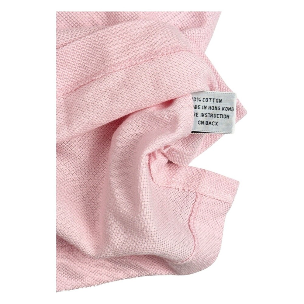 NWT Lady Whaler Bermuda Pink Pique Polo Shirt Whale Logo Preppy Coastal L - Picture 4 of 7